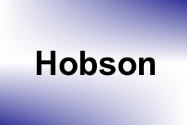 Hobson name image