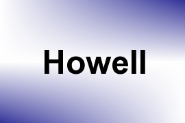 Howell name image