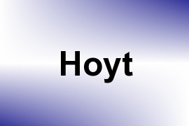 Hoyt name image