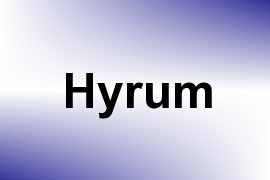 Hyrum name image