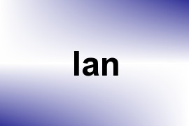 Ian name image