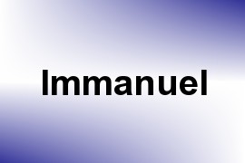 Immanuel name image