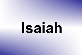 Isaiah name image