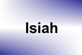 Isiah name image