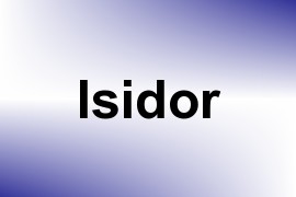 Isidor name image