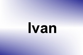 Ivan name image