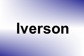Iverson name image
