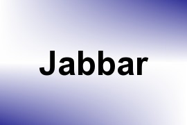 Jabbar name image