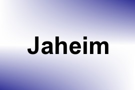 Jaheim name image