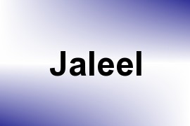 Jaleel name image