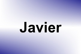 Javier name image