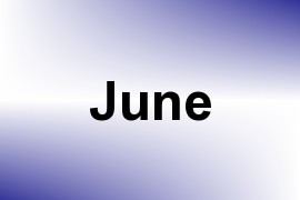June name image