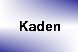 Kaden name image