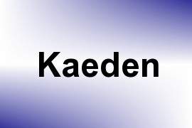 Kaeden name image