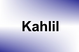 Kahlil name image