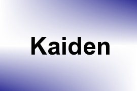 Kaiden name image