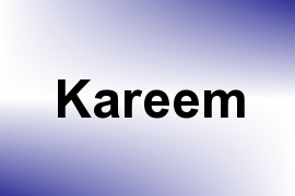 Kareem name image