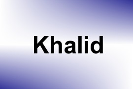 Khalid name image