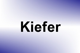 Kiefer name image