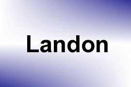 Landon name image