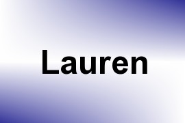 Lauren name image