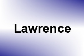 Lawrence name image