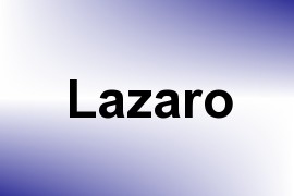 Lazaro name image