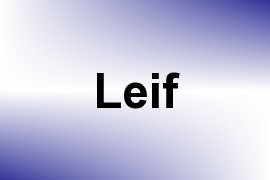 Leif name image