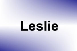 Leslie name image