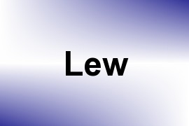 Lew name image