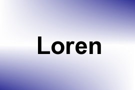 Loren name image