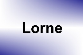 Lorne name image