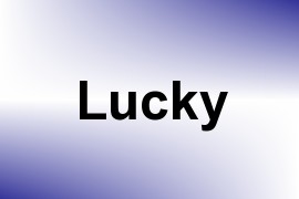 Lucky name image