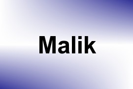 Malik name image