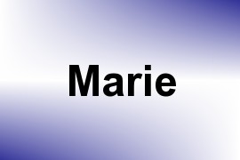 Marie name image