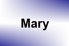 Mary name image