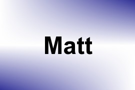 Matt name image