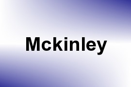 Mckinley name image