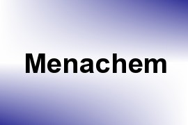 Menachem name image