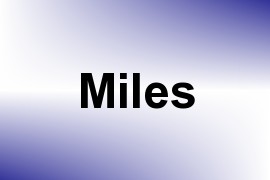 Miles name image