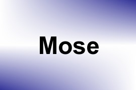 Mose name image