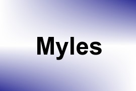 Myles name image