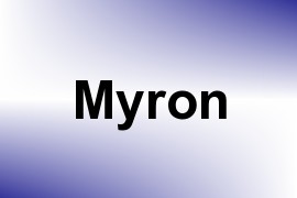 Myron name image