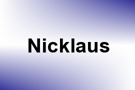 Nicklaus name image