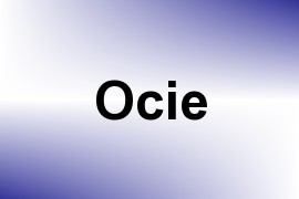 Ocie name image