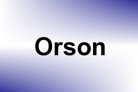 Orson name image