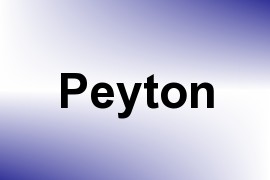 Peyton name image