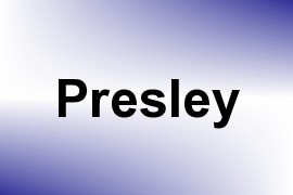Presley name image