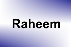 Raheem name image