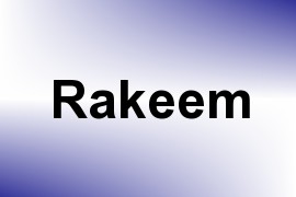 Rakeem name image